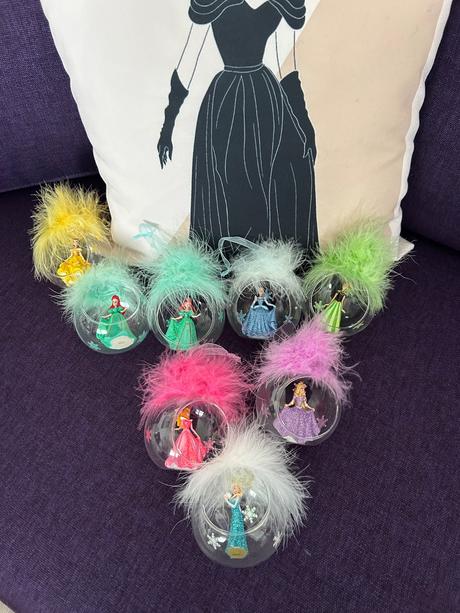 Vianočné gule disney princezné, 