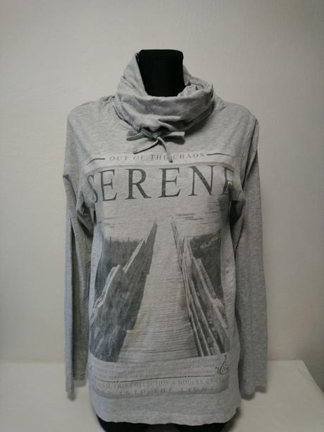 Dámsky top s dlhým rolákovým golierom, cedar wood, m