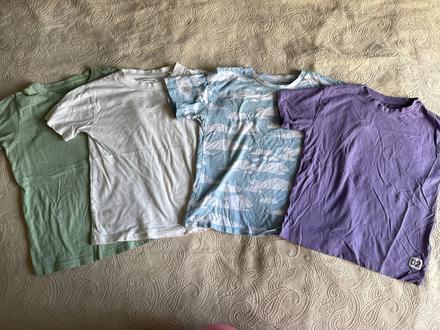 4x tricko s krátkym rukávom, reserved,122