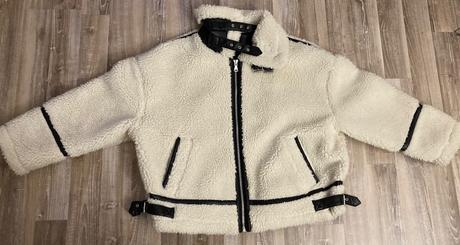 Krásna zimná kožušinová bunda, f&f,xl