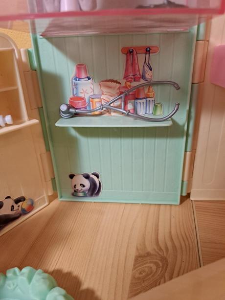 Barbie zoo babies folding playset 2000, 