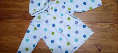 Flisová mikina s kapucňou veľ. 98/104, 98