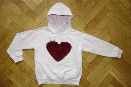 Mikina srdce, zara,134