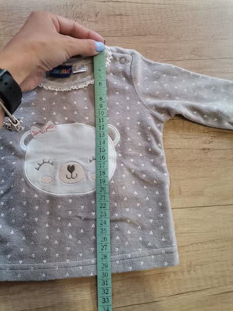 Dievčenska mikina s mackom, lupilu,62