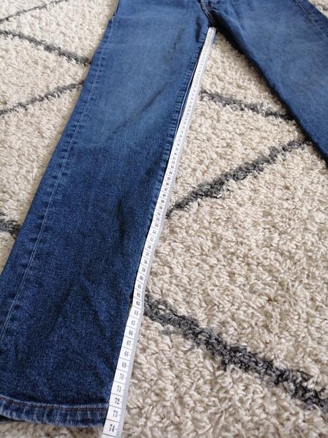 Moderné kvalitné rifle slim, denim,164