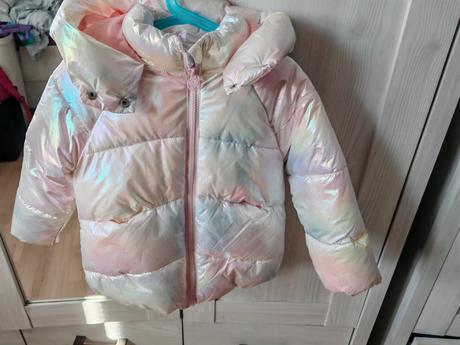 Úžasná biela menivá bundička 116, neolutujete, primark,116