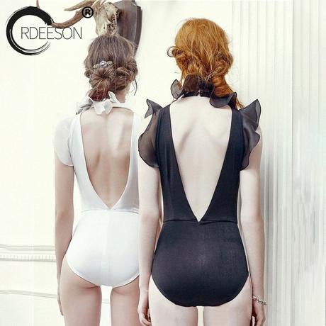 Biele body - top s volanikmi vel.m, m