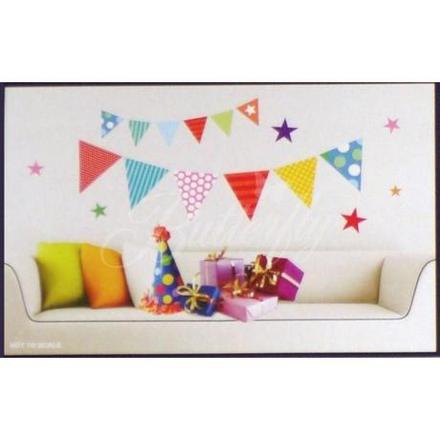 Samolepiace vlajky na stenu, 