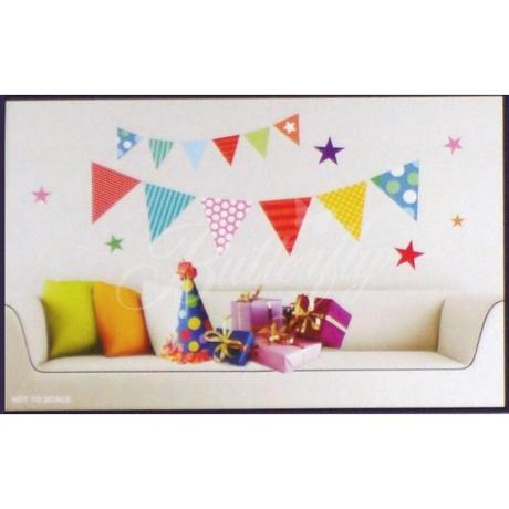 Samolepiace vlajky na stenu,