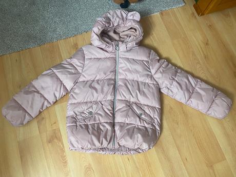 Pekná bunda h&m s uškami, h&m,134