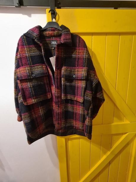 Zara kabát/ košela, zara,xl