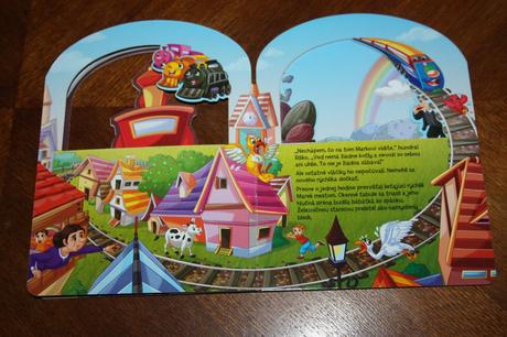 Kniha s okienkami - veselé mašinky,