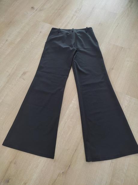 Módne široké nohavice, s