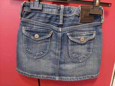 Riflová sukňa značky h&m - veľkosť 122, h&m,122