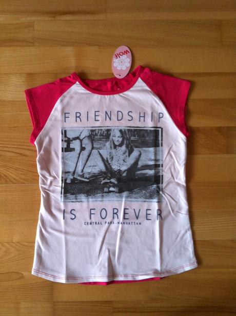 Dievčenské tričko na leto - v.128 a 140., wolf,128 / 140