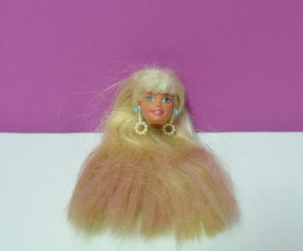 Barbie hlavička + náušnice, 