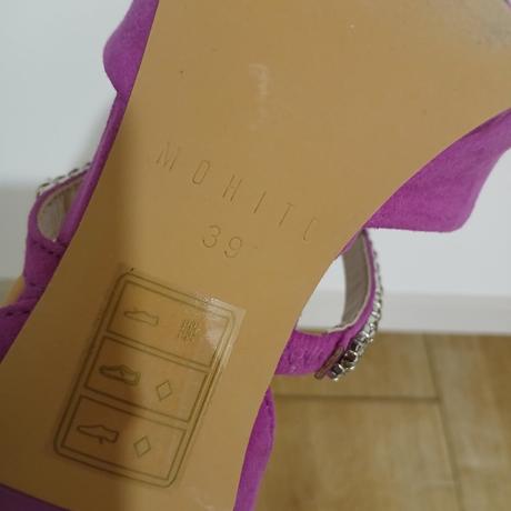 Ružové spoločenské lodičky, mohito,39