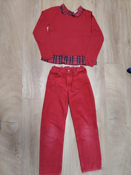 Bavlneny vianocny pulover 134/140 h&m+darcek, h&m,134