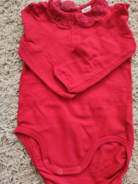 Slávnostné body s golierom, h&m,92