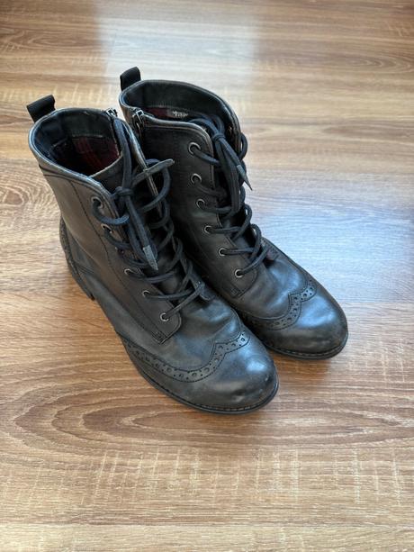 Koženné čižmy, tamaris,37