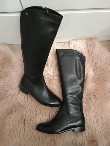 Dámske kožené čižmy 19070523 b, 37