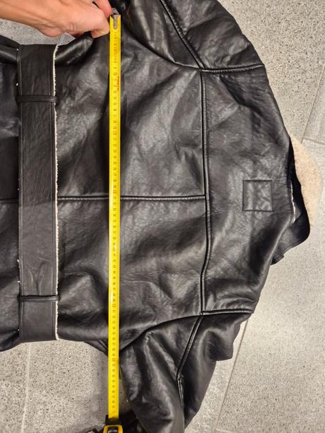 Kožený kabát s kožušinou, pimkie,s