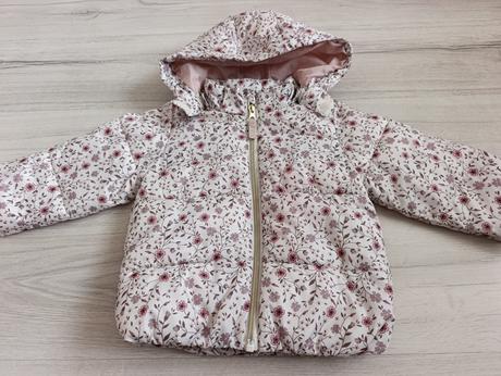 Kvietkovaná bundička, h&m,86