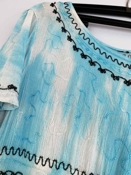 Ľahké letné batikované maxi šaty xl/xxl, xxl