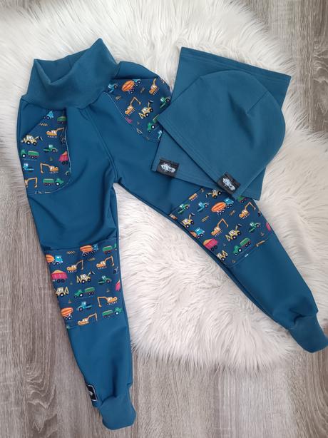 Softshellové nohavice, 80 - 134