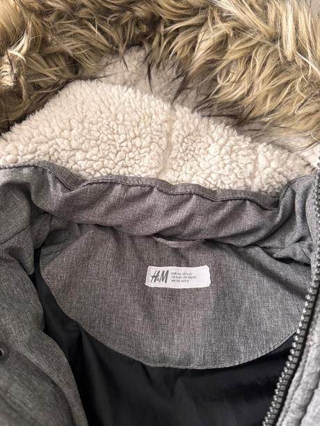Zimná bunda, h&m,116