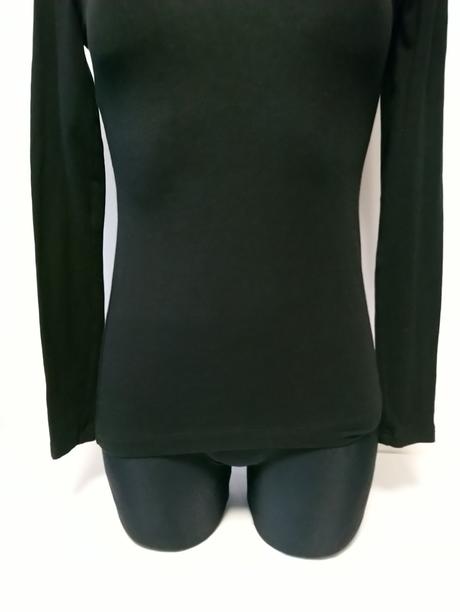 Dámsky čierny elastický top, ltb, xs