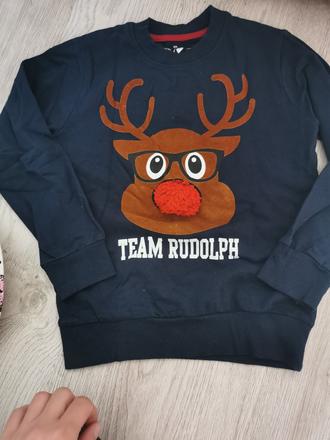 Vianočná mikina 6-8rokov, 128