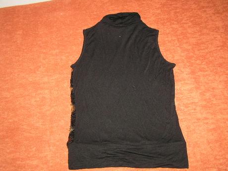Roláková vestička-top s-m, m