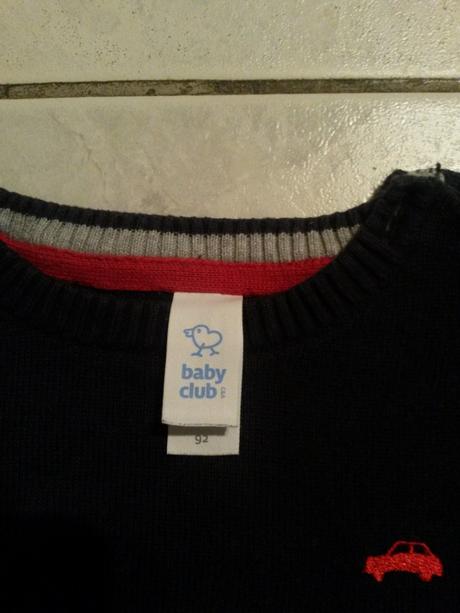 Svetre rôzne veľkosti, baby club,86