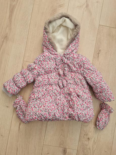 Zimna bundicka s rukavickami, george,80