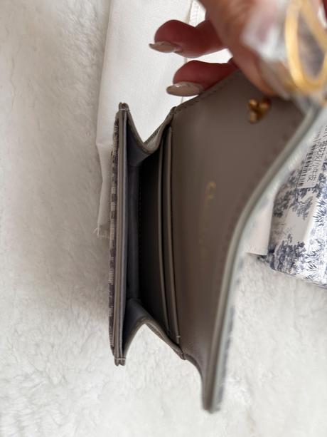 Dior saddle bloom card holder, dior