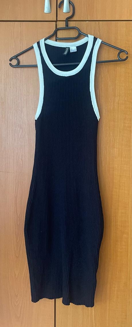 Dámske čierne šaty., h&m,s