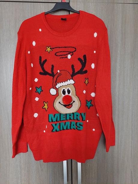 Pánsky vianočný sveter super stav, fishbone,xxl