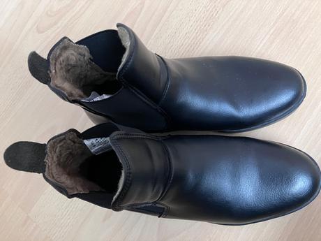 Jazdecká obuv 500 warm čierna, 38