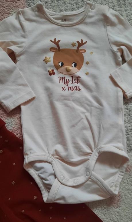 Vianočný komplet, h&m,68