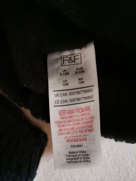 Čiapka na zimu s rukavičkami, f&f,68