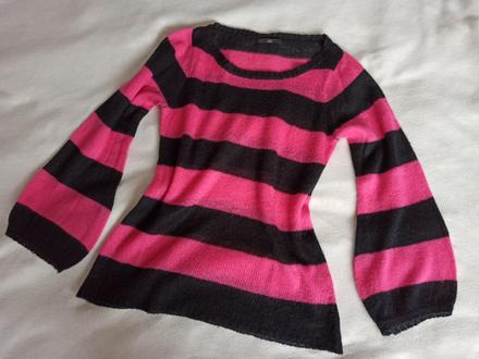 Tenký jemný pulóver, s