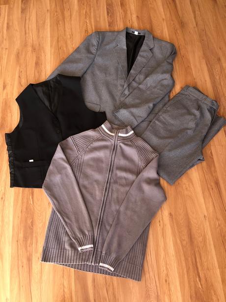 Pánsky oblek a sveter k tomu, 52