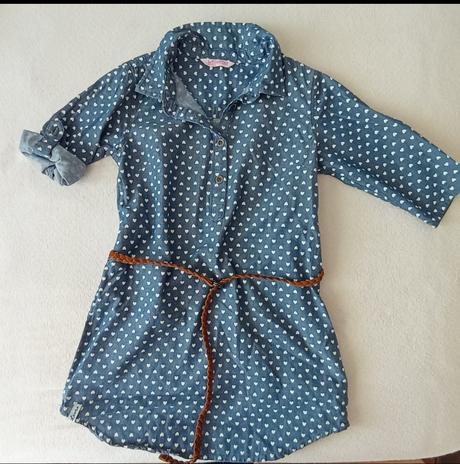 Košeľové šaty, lewro,128