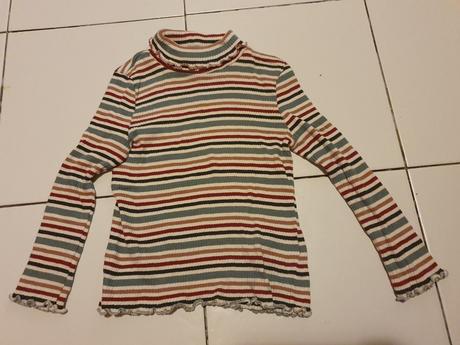 Dievčenské bavlnene tričko vel. 116, palomino,116