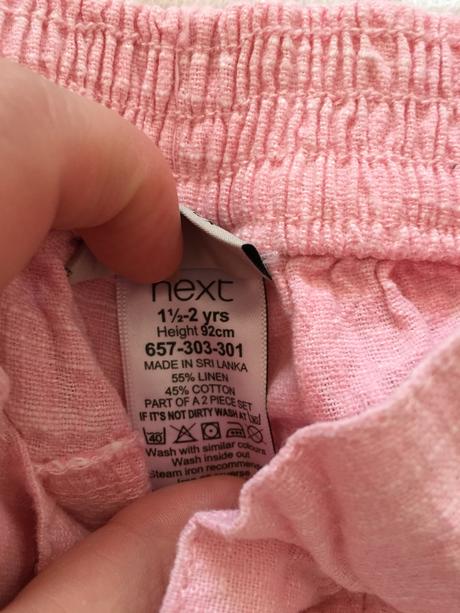 Nenosené nohavice, next,92