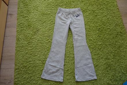 Tepláky zvonové, h&m,146
