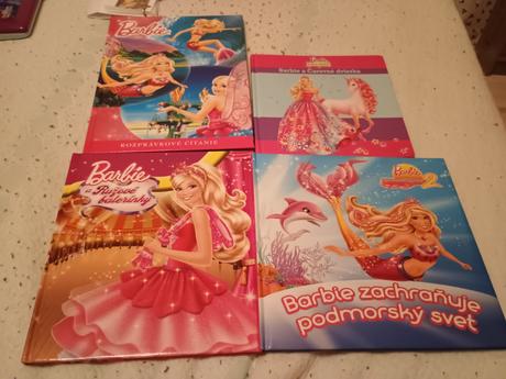 Knihy barbie 4 ks, 
