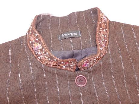 Luxusny vlneny elegantny kostym, 36