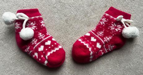 Hrubé zateplené ponožky pre dievča, 24